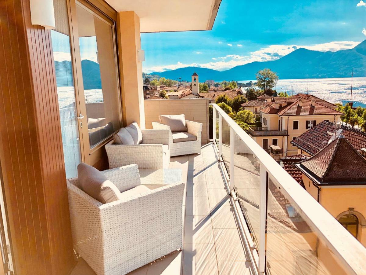 Attico Palazzo Di Vetro Apartment Luino Exterior photo